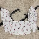 ZARA Floral Crop Top Photo 5