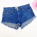 L'Agence L’Agence Zoe Perfect Fit Relaxed Denim Jean Shorts: Authentique Blue Photo 1