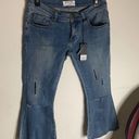 One Teaspoon NWT  Vintage Indigo Marines Low Rise Flare Denim- Size 28 Photo 4