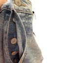 No Bo  New Light Wash Super Hi Rise Relaxed Fit 90s Distressed Denim Blue Jeans Photo 5