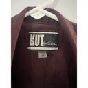 Kut From The Kloth  Tayanita Faux Suede Jacket  Burgandy XS Photo 2