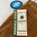 St. John’s Bay NWT  Suede Leather Lined Washable Pants Nutmeg Size 12 Photo 5