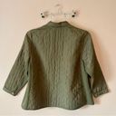 Woman Within  | Olive Green Quilted Jacket Sz 22/24 Photo 3