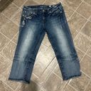 Miss Me Capris Cropped Jeans Size 29 Je5349c4 EUC Photo 0