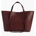 Madewell Women's Red Medium Essentials Leather East/West Tote NWOT Photo 0