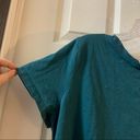 All In Motion  Teal Short Sleeve Drawstring Cinch Back Tee XXL Photo 3