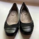 Life Stride  Soft System Flats Black Shiny and Suede Accents Neutral Slip On 7 Photo 3