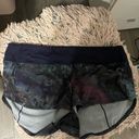 Lululemon  Navy Marble Speed Up Shorts 2.5 Photo 6