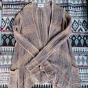 American Eagle Outfitters AEO Boho Crochet Knit Cardigan Tan Photo 2