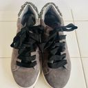 Joie  Gray Suede Bejeweled Sneakers Size EU 37.5 Photo 45