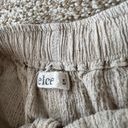 ELCE Swim Gauzy Paperbag Shorts Size Small Tan Photo 3