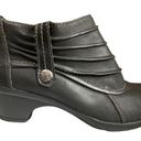 Earth Origins Rosa Black Ankle Boots Booties Womans Size 9 Photo 0