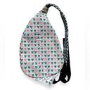 KAVU  RARE Fox Trot Print Rope Sack Sling Bag Photo 3