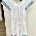 l*space L*  Spring Fling white short sleeved romper with embroidery Photo 2