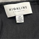 Highline  Collective Black Halter Adjustable Strap V-Neck Tank Top Size Small Photo 4