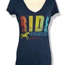 Blue 84  ride ulupalakua ranch Maui long line women's short sleeve tee XL Photo 0