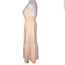 Cloth & Stone NEW Anthropologie  Peach Linen Midi Maxi Dress Womens S MSRP $170 Photo 1