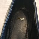 Maje 💕💕 Flat Leather Pumps ~ Black Photo 10