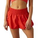 Free People Movement Red Athletic Shorts Photo 0