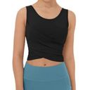 Halara NEW Softlyzero Airy Crossover Hem Plicated Stacked Cropped Cool Touch Tank Top M Photo 0