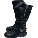 Extreme by Eddie Marc Moto Boots Size 9 Women’s Faux Leather Black NEW Photo 0