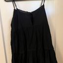 Kendall + Kylie  Black Embroidered Spaghetti Strap Dress MEDIUM Photo 4