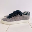 Joie  Gray Suede Bejeweled Sneakers Size EU 37.5 Photo 39