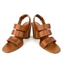 Salvatore Ferragamo  Trezze 85mm Block Heel Slingback Leather Sandals Size 5 Photo 8