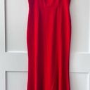 Dress the Population Red Brooke Twist Front Gown Photo 8