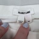 Helmut Lang  Asymmetrical Draped off White skirt Photo 3