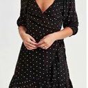 American Eagle Outfitters Black Wrap Dress Photo 1