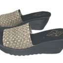 st. john's bay  Woven Sandals, Gold, Black, 8 Photo 3