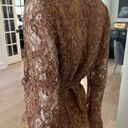 Chetta B  Gold Lace Wrap Going Out Top or Jacket in size 10 Photo 2