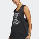 Adidas NWT  Basketball SELECT JERSEY TANK TOP Black Large Photo 1