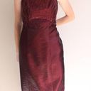 Alex Evenings Vintage 90s Red Beaded Prom Dress   Photo 3