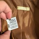 Vera Pelle Lory  ITALIAN BEAUTIFUL GENUINE LEATHER  BELTED JACKET , MADE WITH SOFT LAMBSKIN ! COLOR : BROWN DISTRESSED motorcycle Sz 42 Cognac Solofra Italy Photo 9