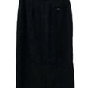 ZARA  Black Midi Front Slit Skirt(Size Small) Photo 2