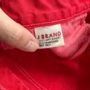 J Brand  Cut Off Shorts in Bright Red Denim Jean Short 100% Cotton Size 29 Photo 7