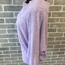 We The Free Free People Slouchy Dolman Long Sleeve Lilac Tunic Slub Knit Oversize • Small Photo 3