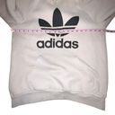 Adidas  originals trefoil logo cream women hooded pullover sweatshirt medium Photo 93