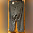 Chico's Chico’s Career Herringbone Cuffed Crop Pant Pattern Black/Gray Size 0 = US 4 NEW Photo 3