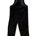 Urban Outfitters ‎ Black Shiny Velvet Square Neck Stretch Jumpsuit Photo 8