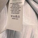 Vince Camuto NWOT  Double Later Silver Shimmer Gray Flowy Tank Top Sz MEDIUM Photo 3