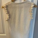 Crochet Knit Sweater Top Tan Photo 2