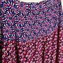 Juicy Couture  Ditsy Daisy Floral Silk Maxi Skirt Size 6 Pink Red New Black Label Photo 9