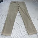 Pilcro  Pants Womens 27 Hyphen Chino Mid Rise Tan Pockets Stretchy Slim Tapered Photo 10