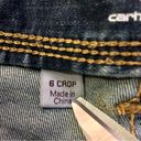 Carhartt  Crop Jeans Womens 6 Used Photo 5