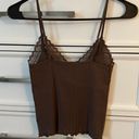 American Eagle Brown Lace Tank Photo 1