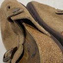 Birkenstock  Boston Suede Clogs Soft Footbed Beige Womens EU 38N US W7 -some wear Photo 9