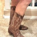 Idyllwind  Wheeler Western Cowboy Boot Snip Toe Brown 9.5 Comfortable Classic EUC Photo 3